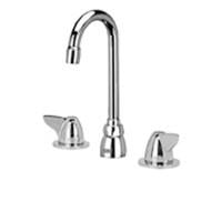 Zurn Z831A3-XL Lead-Free Widespread Faucet with 3-1/2" Gooseneck and Dome Lever Handles