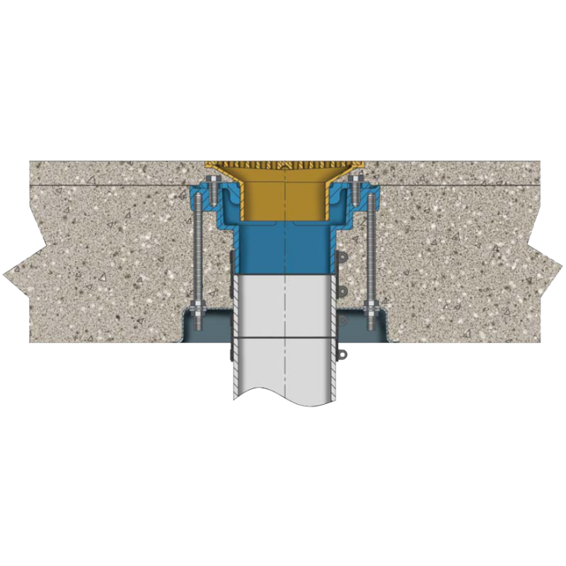 Zurn Z1035 Estabilizador de drenaje de piso para cuerpos de 8-3/8" [213 mm] de diámetro (Serie Z415)