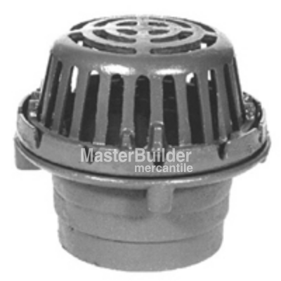 Zurn Z125 8" Diameter Roof Drain with Low Silhouette Dome