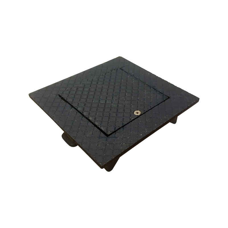 Zurn Z1461 Square Hinged Floor Access Panel, Cast Iron, Bronze or Nickel Bronze