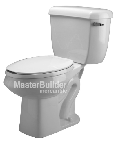 Zurn Z5562-RH 1.6/1.0 GPF Dual Flush Pressure Assist, ADA Height, Elongated, Two-Piece Toilet, Right-Hand Trip Lever