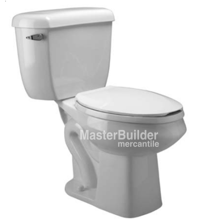 Zurn Z5577 Dual Flush Pressure Assist, Round Front, Two-Piece Toilet
