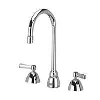 Zurn Z831B1-XL Lead-Free Widespread Faucet with 5-3/8" Gooseneck and Lever Handles
