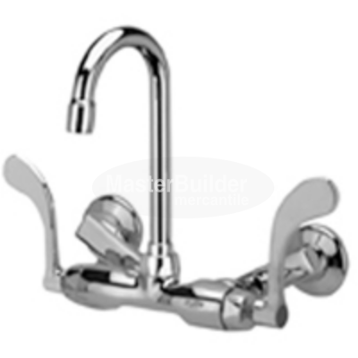Zurn Z841A4-XL Service Sink Faucet w/ 3-1/2" Gooseneck and 4" Wrist Blade Handles