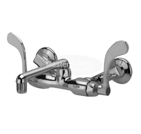 Zurn Z841F4-XL Service Sink Faucet w/ 6" Cast Spout and 4" Wrist Blade Handles