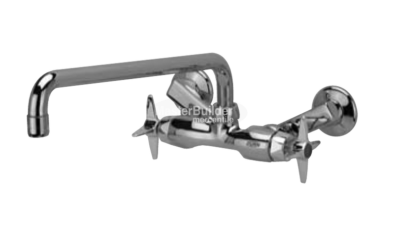 Zurn Z841I2 Service Sink Faucet w/ 14" Tubular Spout and Four Arm Handles