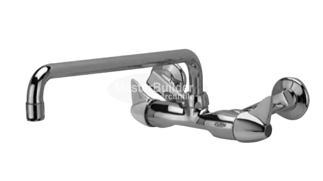 Zurn Z841I3 Service Sink Faucet w/ 14" Tubular Spout and Dome Lever Handles