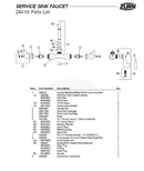 Zurn Z841I3 Service Sink Faucet w/ 14