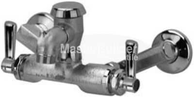 Zurn Z841L1-RC Rough Chrome Service Sink Faucet w/ 2-1/2" Vacuum Breaker Spout and Lever Handles