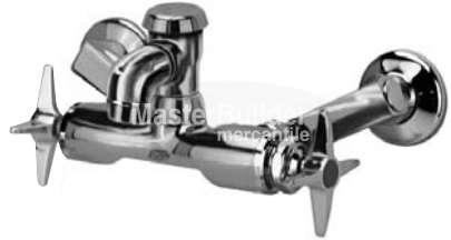 Zurn Z841L2 Service Sink Faucet w/ 2-1/2" Vacuum Breaker Spout and Four Arm Handles