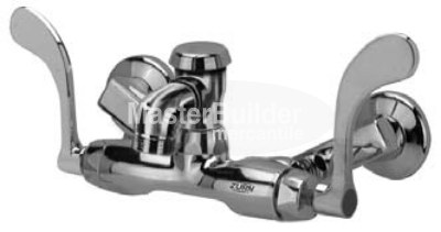 Zurn Z841L4 Service Sink Faucet w/ 2-1/2" Vacuum Breaker Spout and 4" Wrist Blade Handles