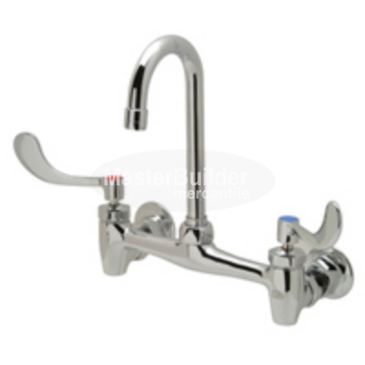 Zurn Z843A4-XL Sink Faucet with 3-1/2" Gooseneck and 4" Wrist Blade Handles Lead-Free
