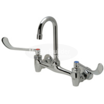 Zurn Z843A6-XL Sink Faucet with 3-1/2" Gooseneck and 6" Wrist Blade Handles Lead-Free