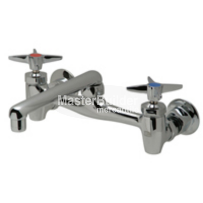 Zurn Z843F2-XL Sink Faucet with 6" Cast Spout and Four-Arm Handles Lead-Free