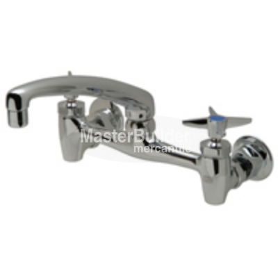 Zurn Z843G2-XL Sink Faucet with 8" Cast Spout and Four-Arm Handles Lead-Free