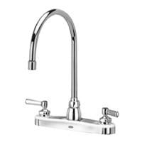 Zurn Z871C1-XL Lead-Free 8" Centerset Faucet with 8" Gooseneck and Lever Handles