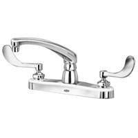 Zurn Z871G4-XL Lead-Free 8" Centerset Faucet with 8" Cast Spout and 4" Wrist Blade Handles