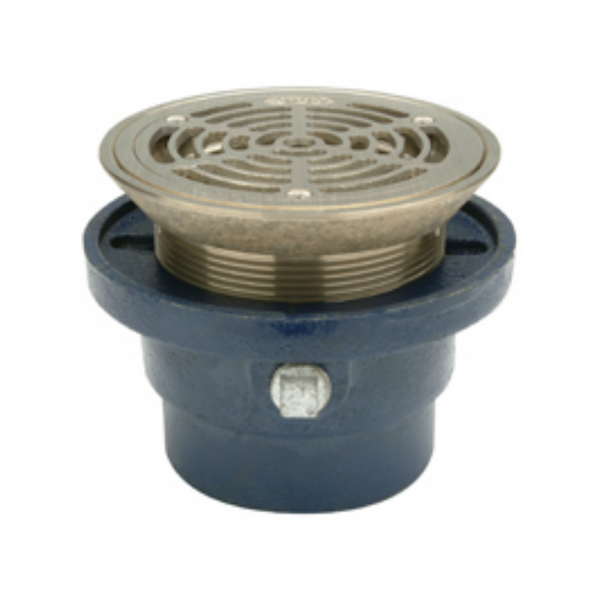 Zurn ZN211-R6 - Floor Drain with Surface Clamping Ring Zurn ZN211-R6 - Floor Drain with Surface Clamping Ring