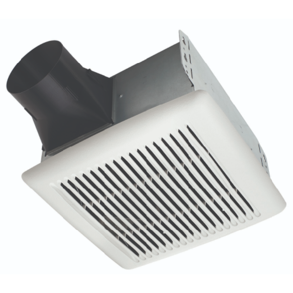 Broan AE110 Bathroom Fan Flex Series 110 CFM Ventilation Fan, 1.0 Sones, ENERGY STAR Certified