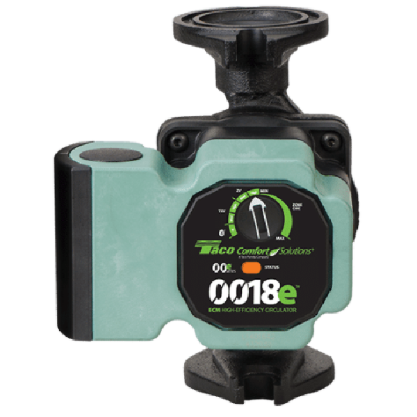 Taco 0018E-2F4 ECM Cast Iron High-Efficiency Circulator Pump