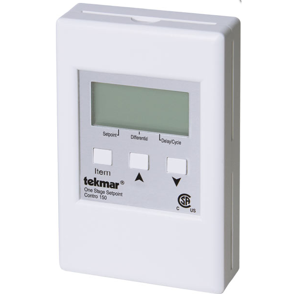 Tekmar 150 Control Setpoint One Stage