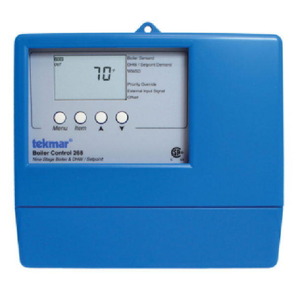 Tekmar 268 Control - Nine Stage Boiler & Domestic Hot Water / Setpoint