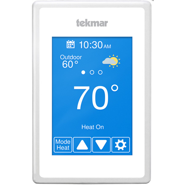 Tekmar 561 Thermostat Wi-Fi One Stage Cool and Fan