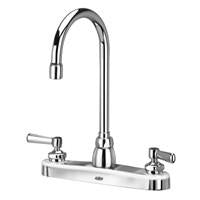 Zurn Z871B1-XL Lead-Free 8" Centerset Faucet with 5-3/8" Gooseneck and Lever Handles